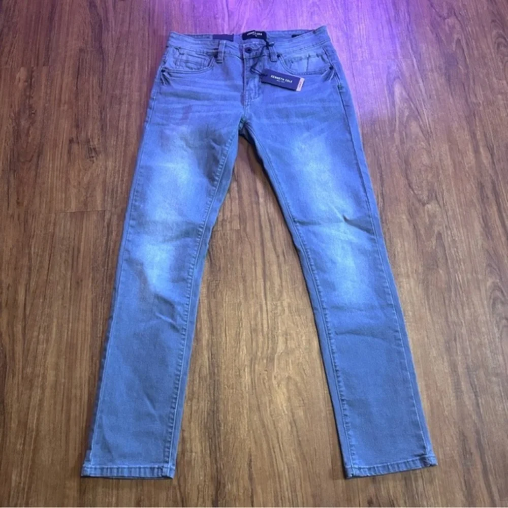 Kenneth Cole 30 32 Slim Fit gray jeans new nwt